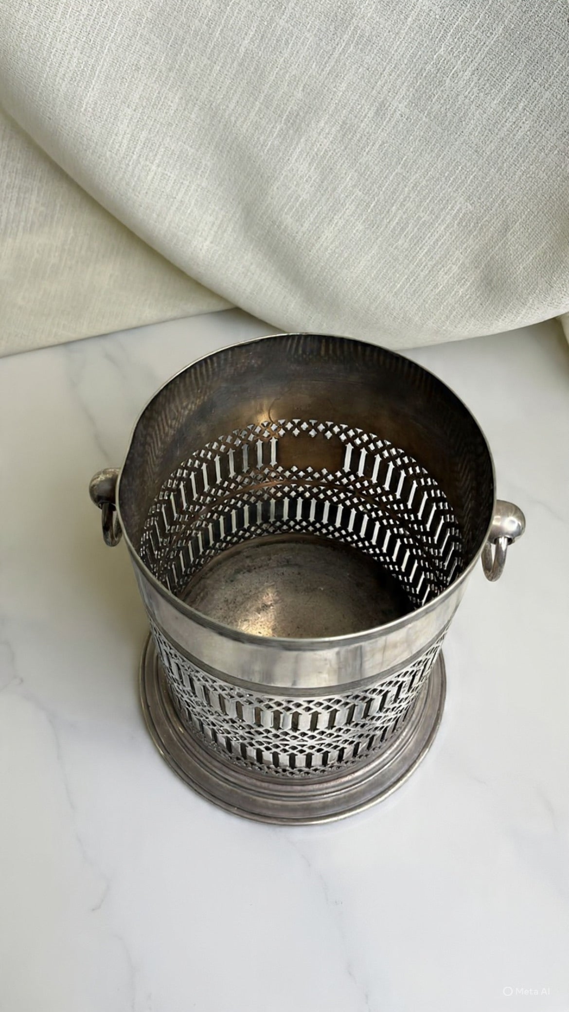 1920s Silver-Plated Wine or Champagne Bucket