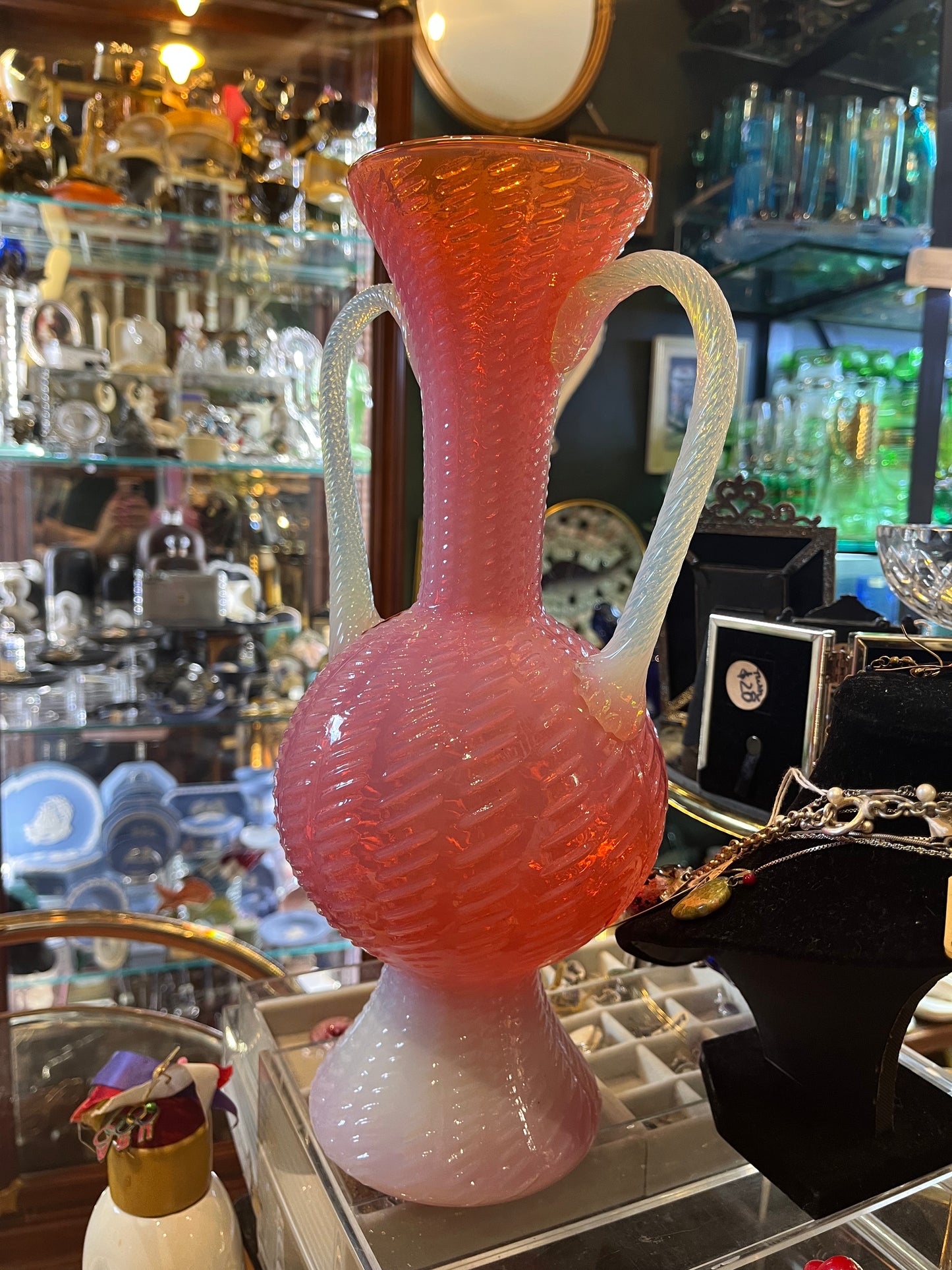 Stelvia Emoli Italian Gradient Pink Vase