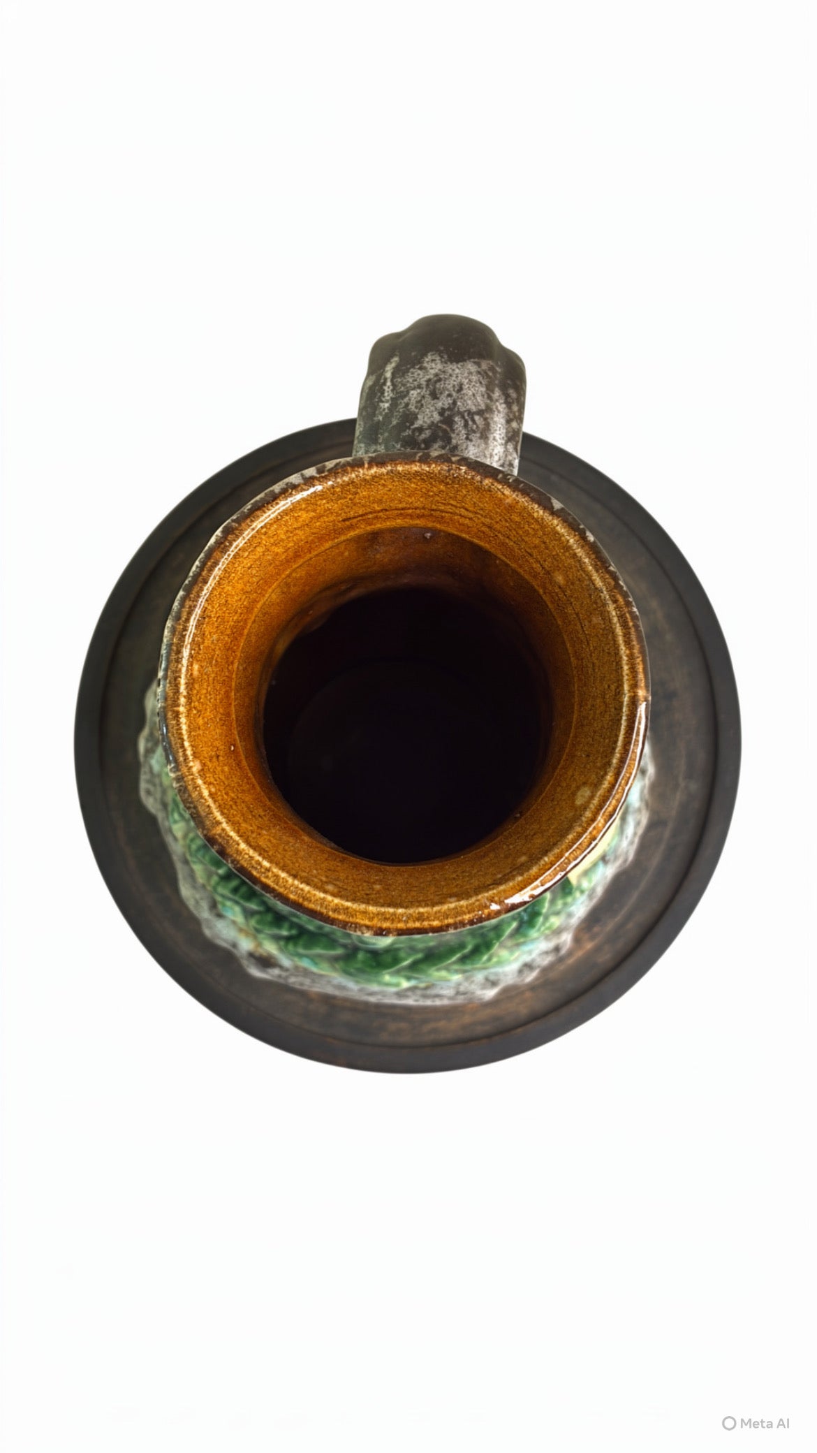 Vintage West German Ceramic Fat Lava juG