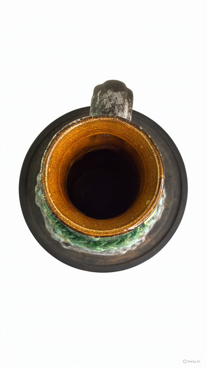 Vintage West German Ceramic Fat Lava juG