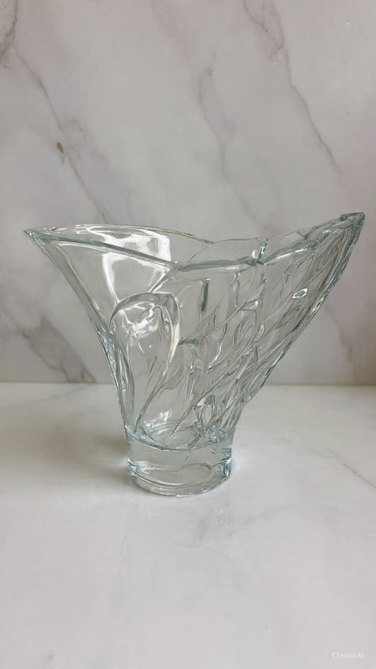Crystal Swan Vase