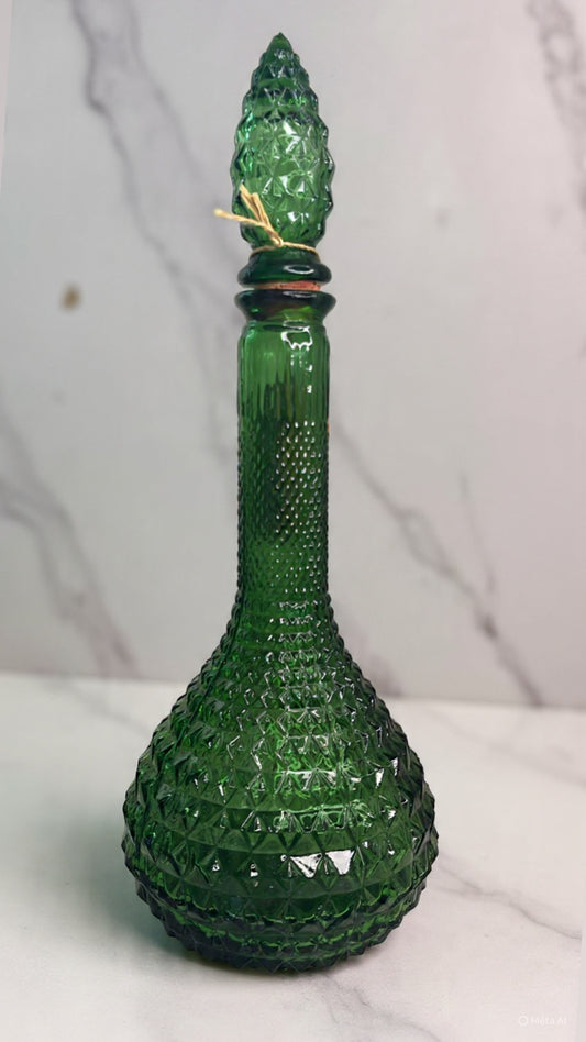 Vintage Emerald Genie Bottle