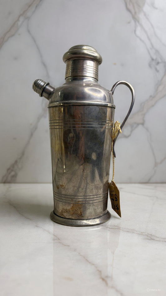 Carrington Art Deco Silver Cocktail Shaker