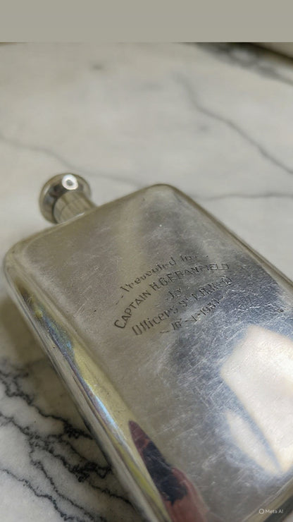 Hecworth Antique Silver Flask | c. 1894–1900