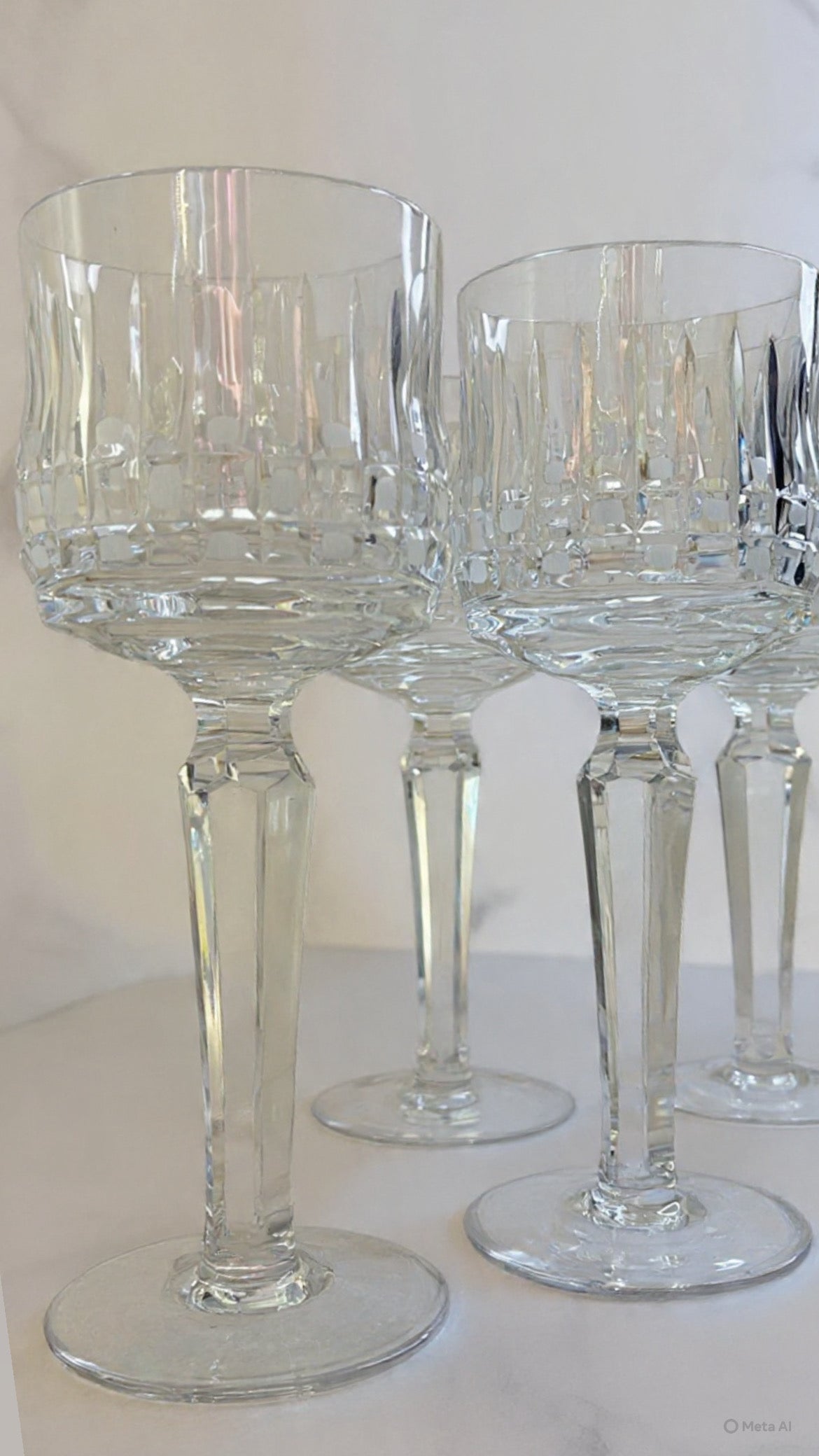 Waterford Crystal Wine Glasses (Set of 4)