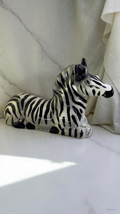 Vintage Ceramic Zebra
