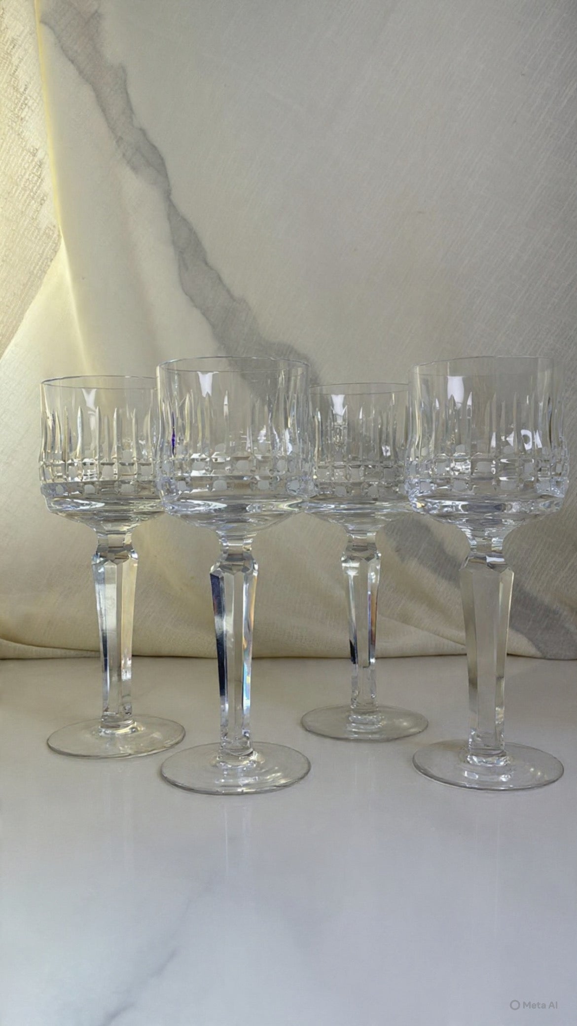 Waterford Crystal Wine Glasses (Set of 4)