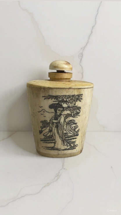 Vintage Bone Snuff Bottle