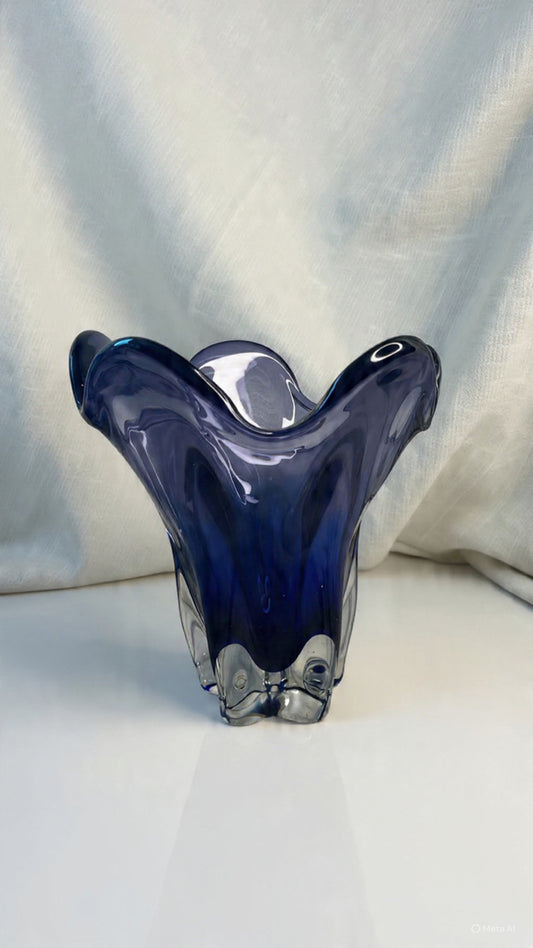 Murano Vase Blue