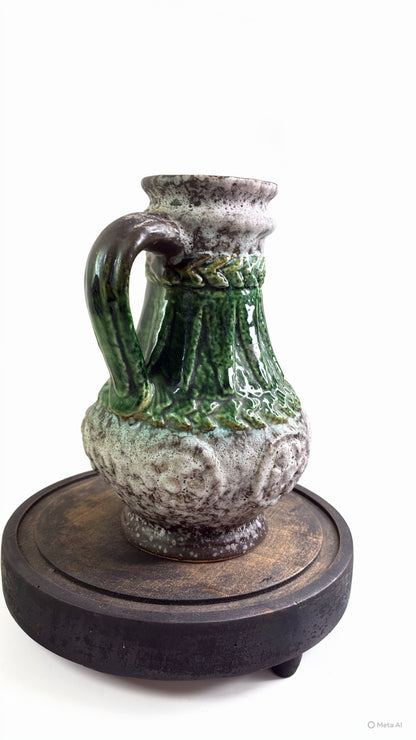 Vintage West German Ceramic Fat Lava juG
