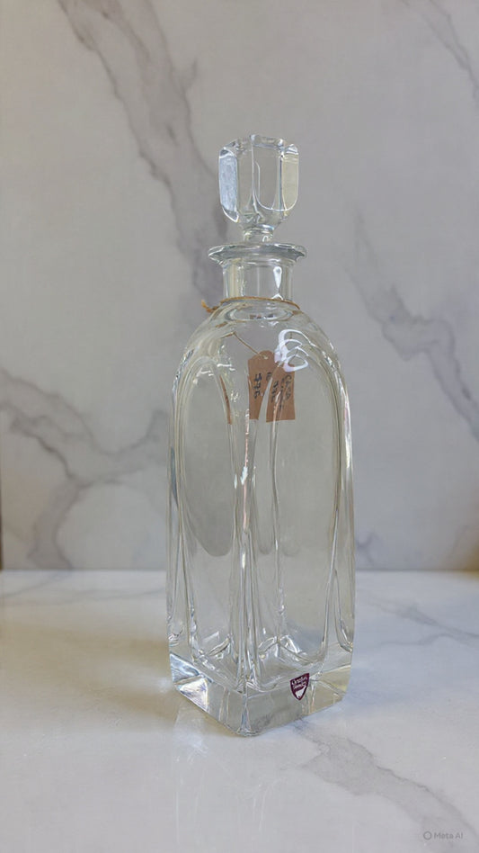 Orrefors Sweden Glass Decanter