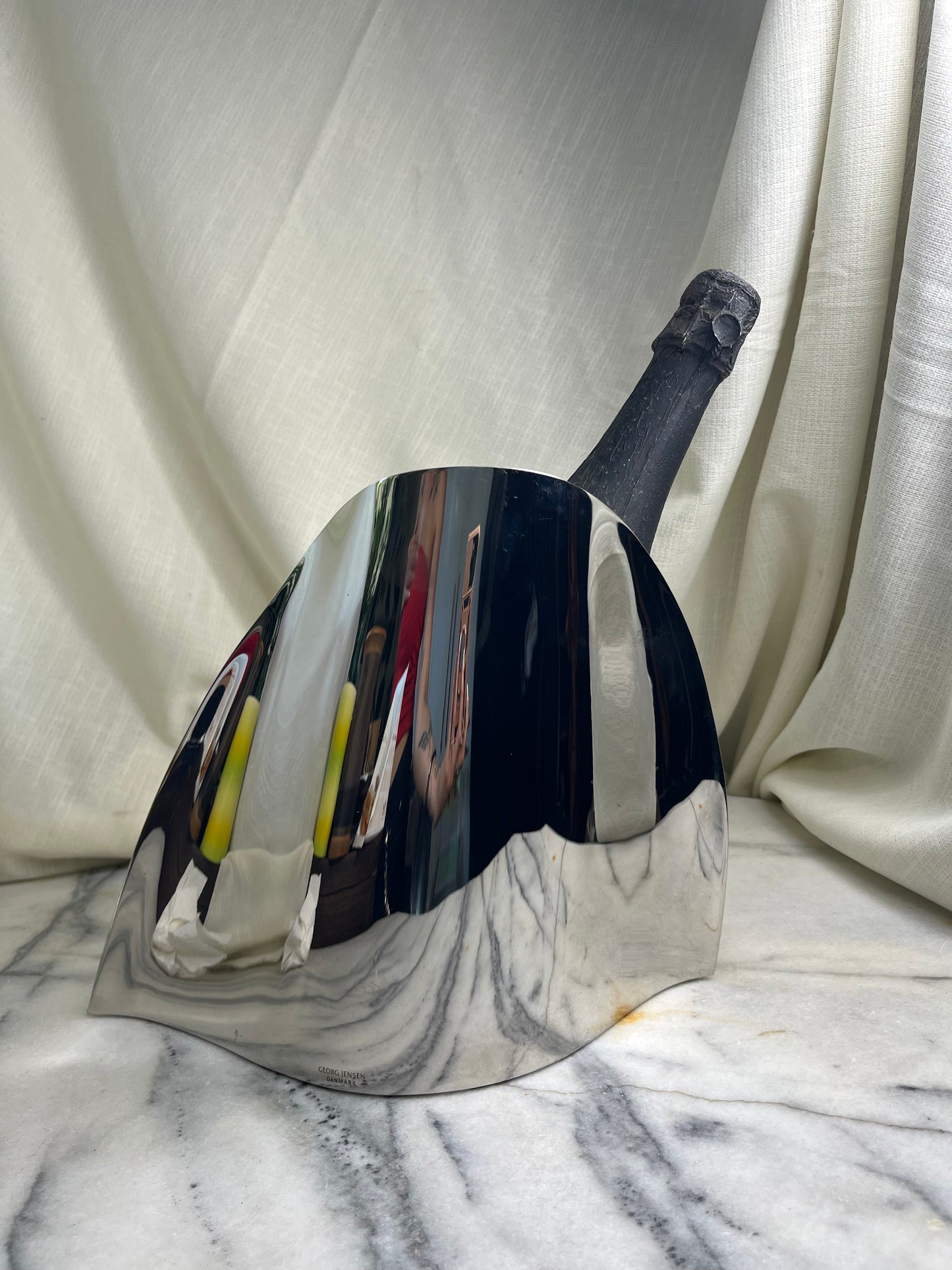 Georg Jensen Wine Bottle Holder (Bottle not included)