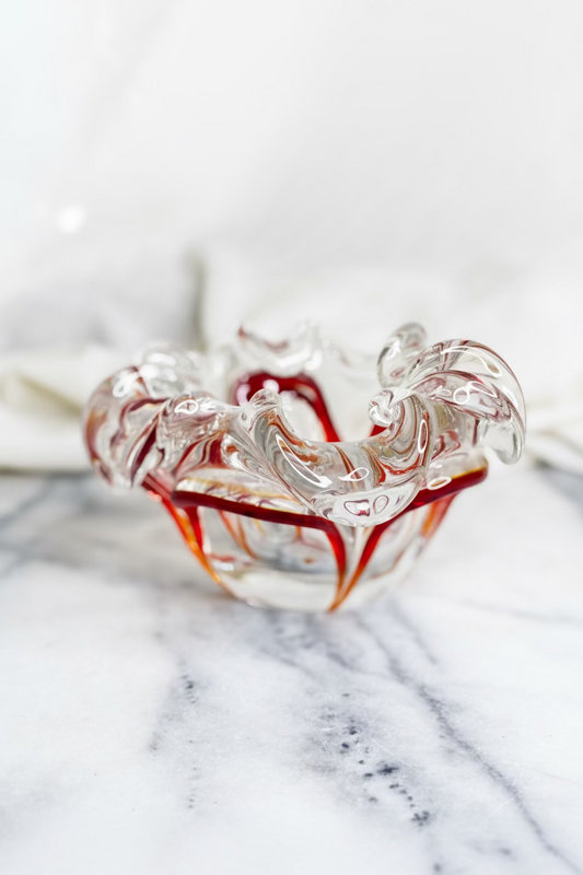 Vintage Italian Sommerso Glass Bowl