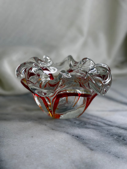 Vintage Italian Sommerso Glass Bowl