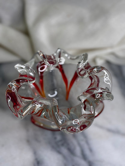 Vintage Italian Sommerso Glass Bowl