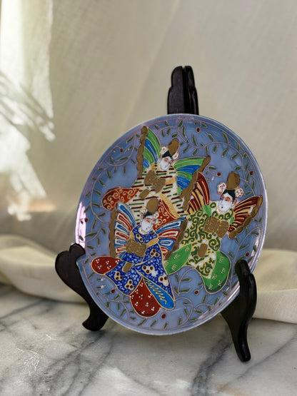 Vintage Japanese Satsuma Porcelain Plate
