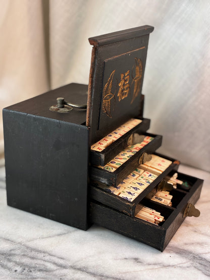 Antique Shanghai Mahjong Set