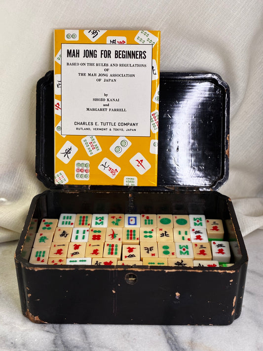 A charming vintage Mahjong set