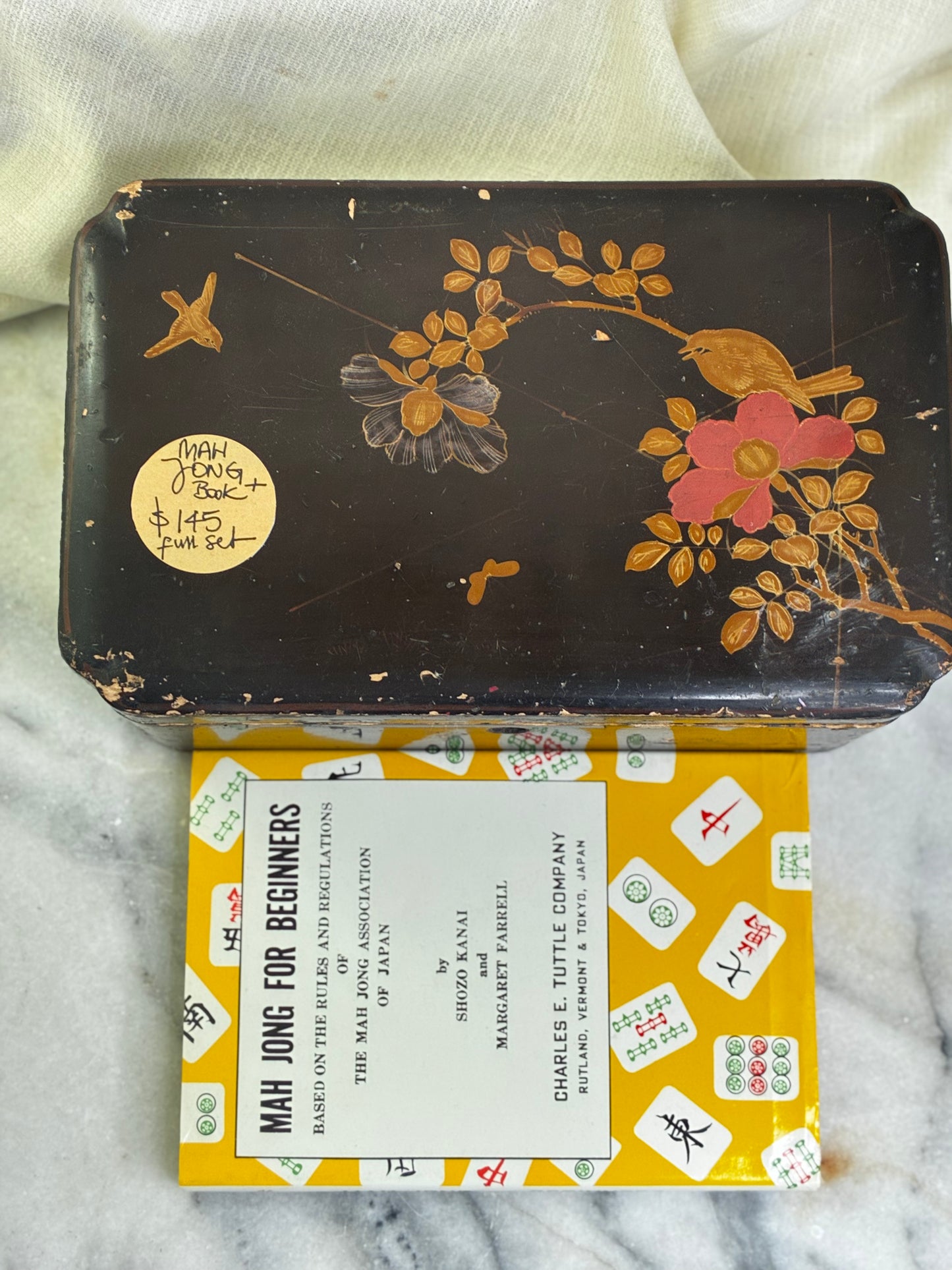 A charming vintage Mahjong set