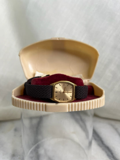 Gold Plated Omega De ville Quartz Watch