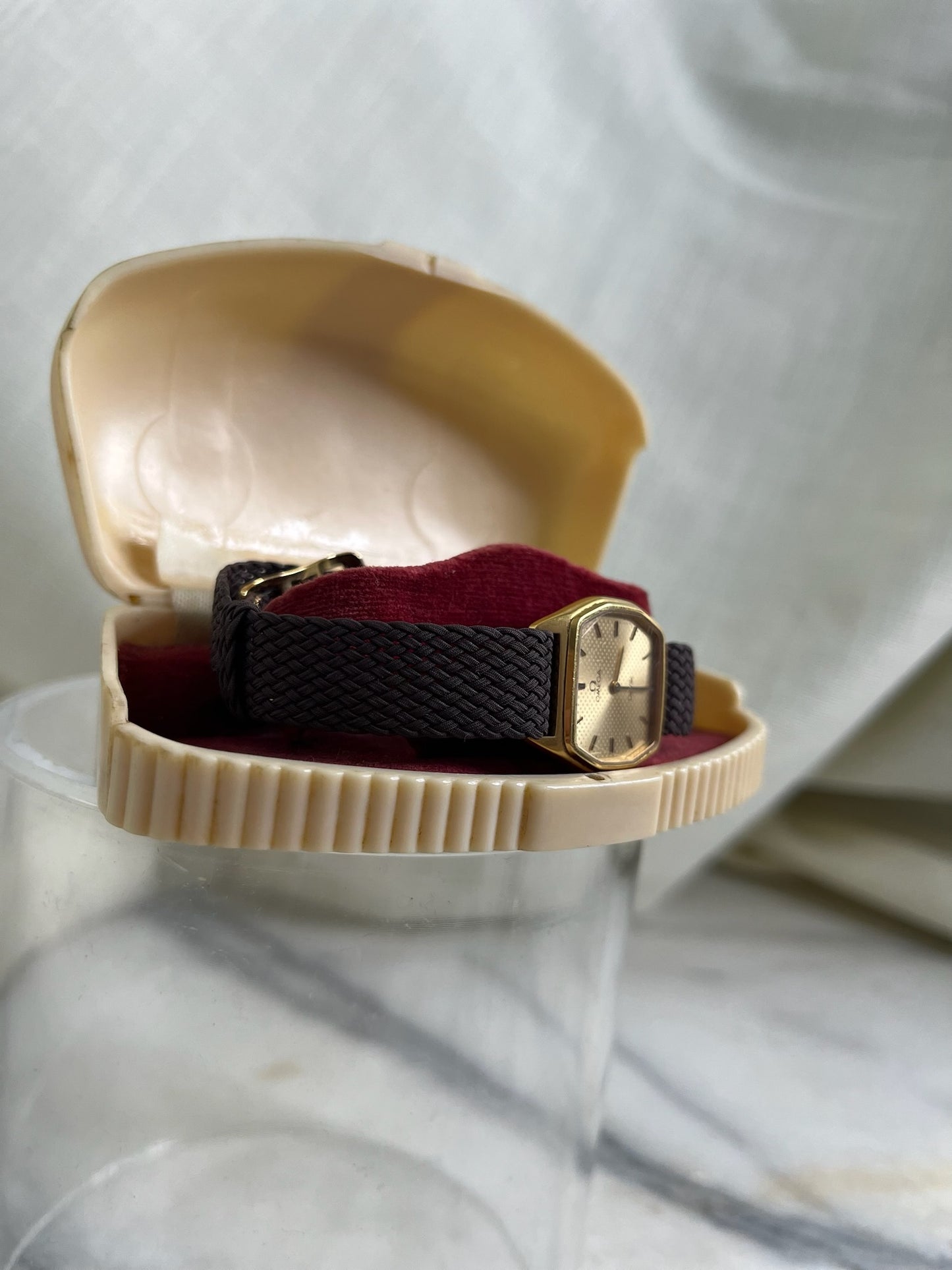 Gold Plated Omega De ville Quartz Watch